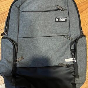 Original Penguin Charcoal and Black Backpack